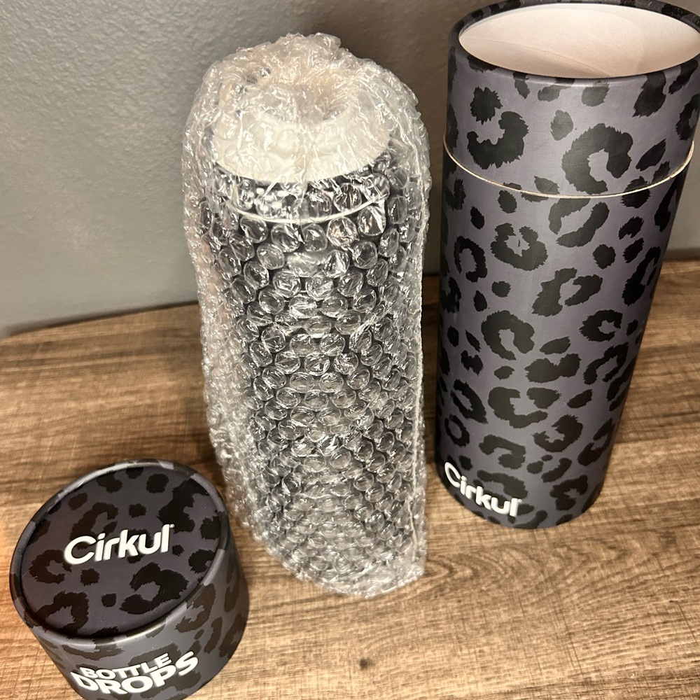 Limited Edition Black Leopard Cirkul Water Bottle 32oz